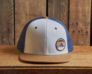 Island Sunset Patch Flat Brim Hat