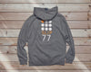 Men's 9 Dots Fleece Full Zip Hoodie