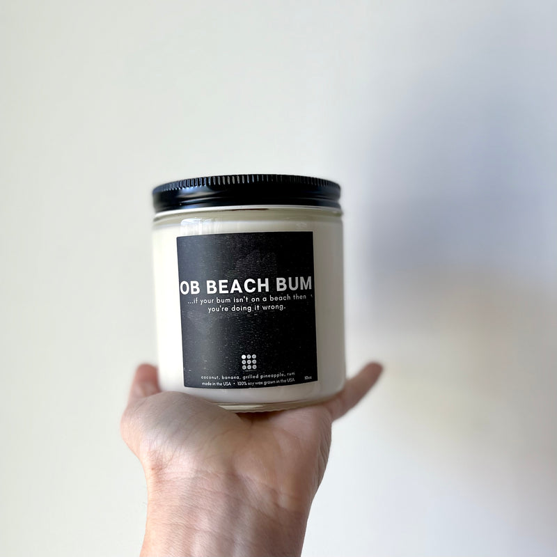 OB Beach Bum Large Soy Candle 12.8oz