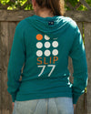 Women's 9 Dots Logo Lightweight Zip Hoodie