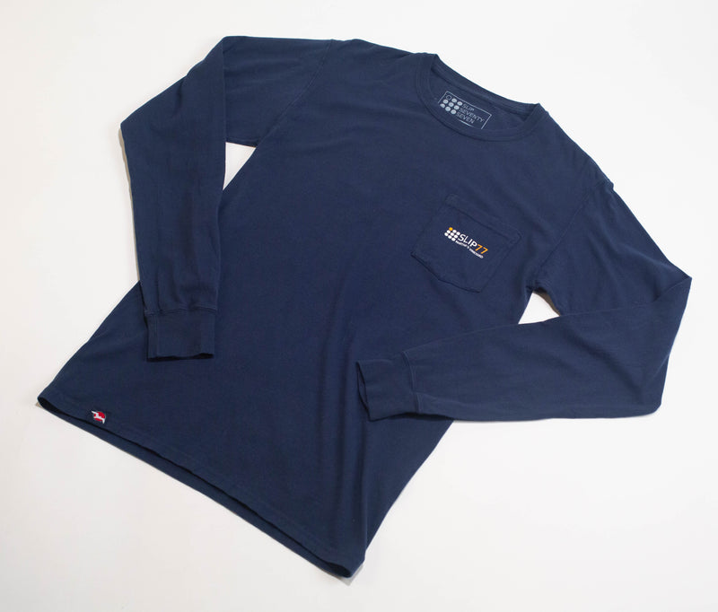 Men's 9 Dots Logo Pocket L/S